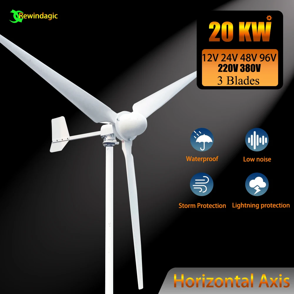 High Efficiency 1000w Wind Turbine Generator 12v 24v 48v With MPPT  Controller Off Grid System Free Energy Windmill Home Use - AliExpress