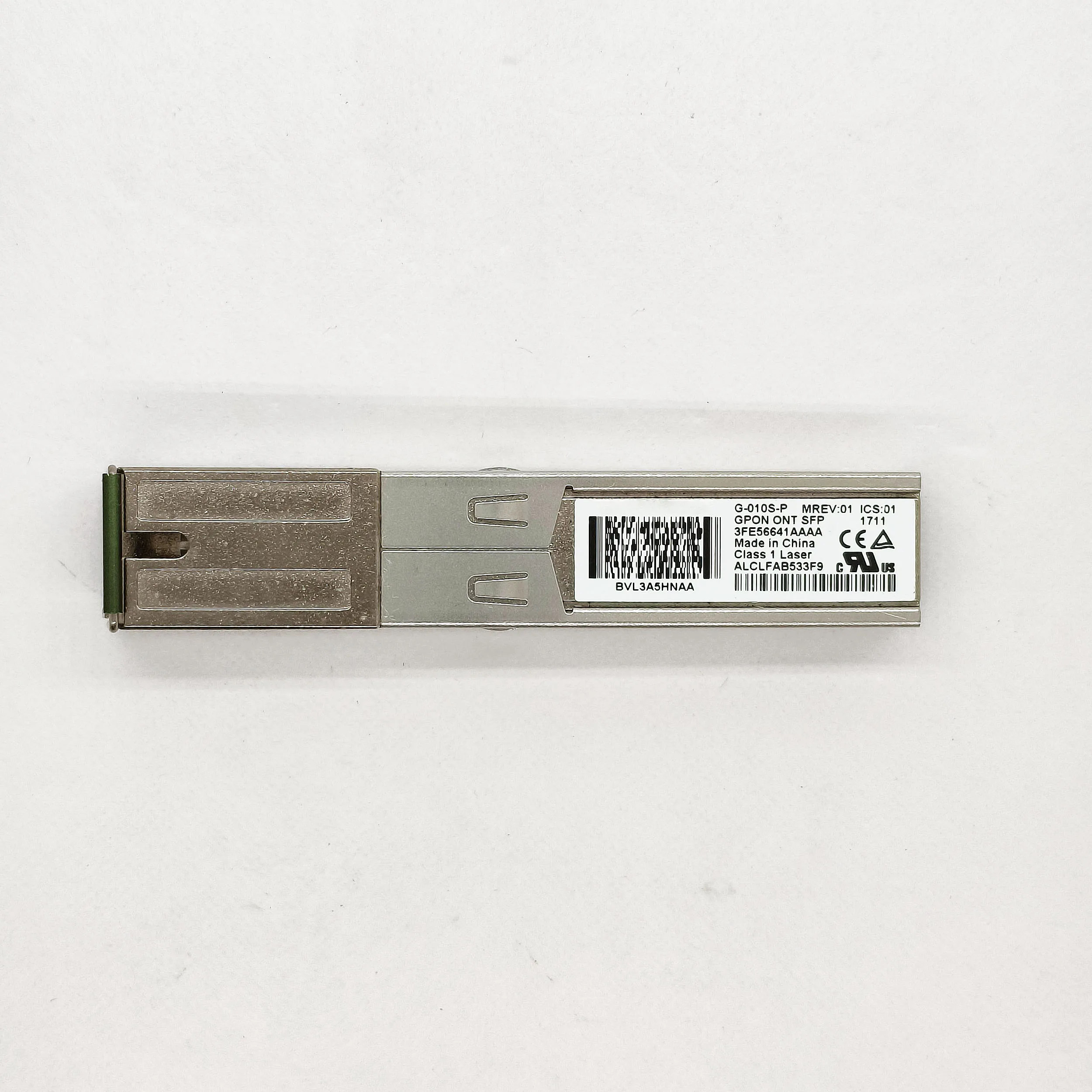 Fiber Transceiver Module For Alcatel Lucent G-010S-P MREV:01 ICS:01 GPON ONT SFP 3FE56641AAAA Pre-Owned ONU STICK SFP