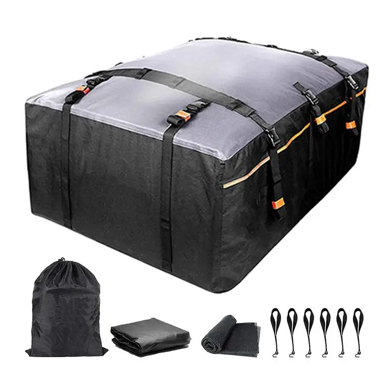 

Car Top Carrier Roof Bag Large Capacity Luggage Waterproof And Weatherproof Rooftop Cargo Bag Auto Storage organizer Accessories