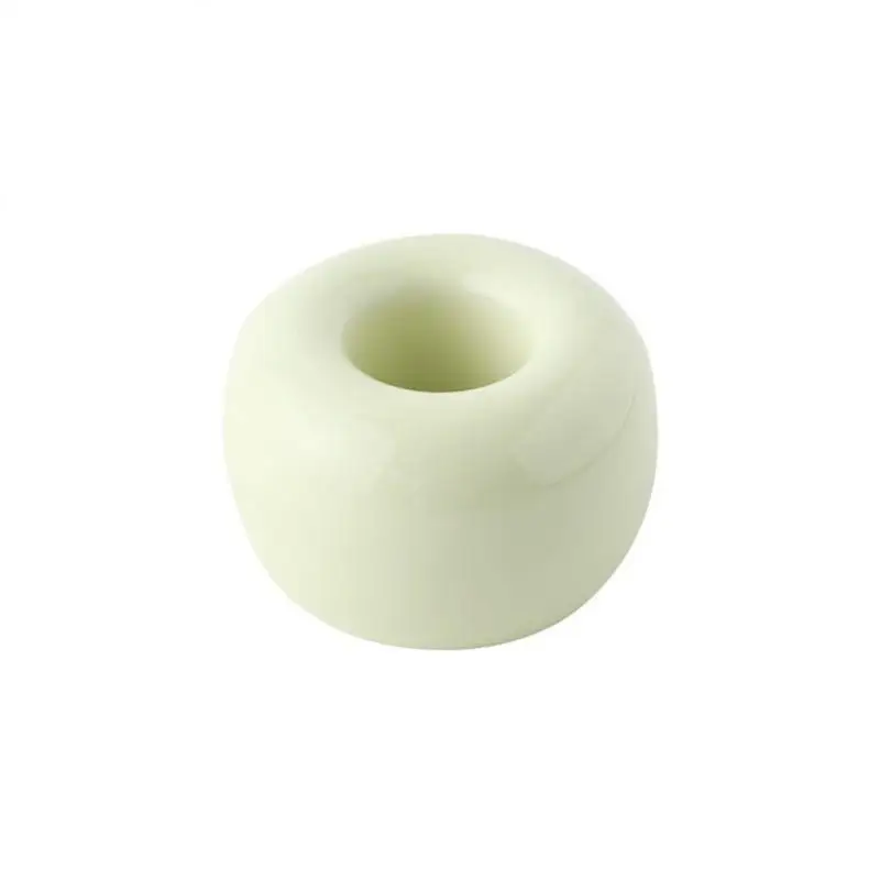 Portaspazzolino in ceramica Home Multifunzionale Mini Ciambella Spazzolino Base Telaio Portaoggetti Bagno Doccia Portaspazzolino da denti  15