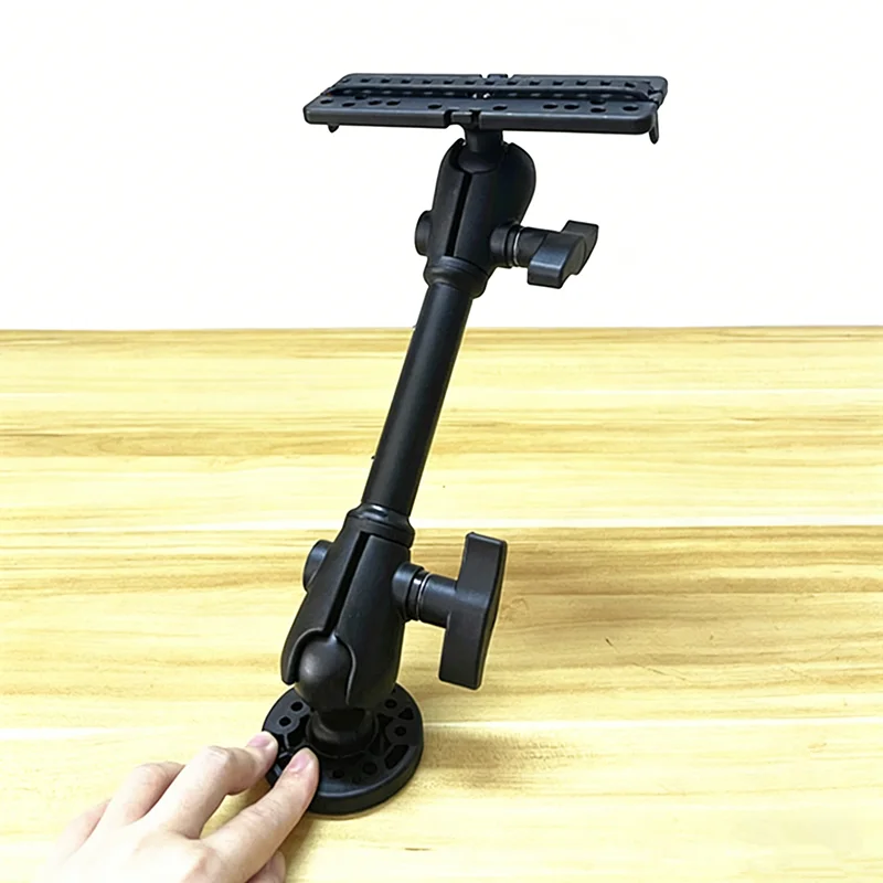 1,54"/C-Kugel-Fischfinder-Halterung mit extrem langem Arm, Marine-Elektronik für Boot Garmin Lowrance Humminbird – Detail 27