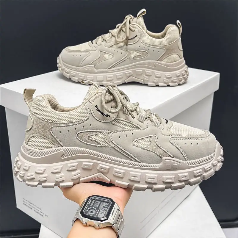 

Men's Casual Sneakers Shoes Elevated Trend Board Men Sports Shoes Comfortable and Breathable Platform Shoes Zapatillas De Hombre