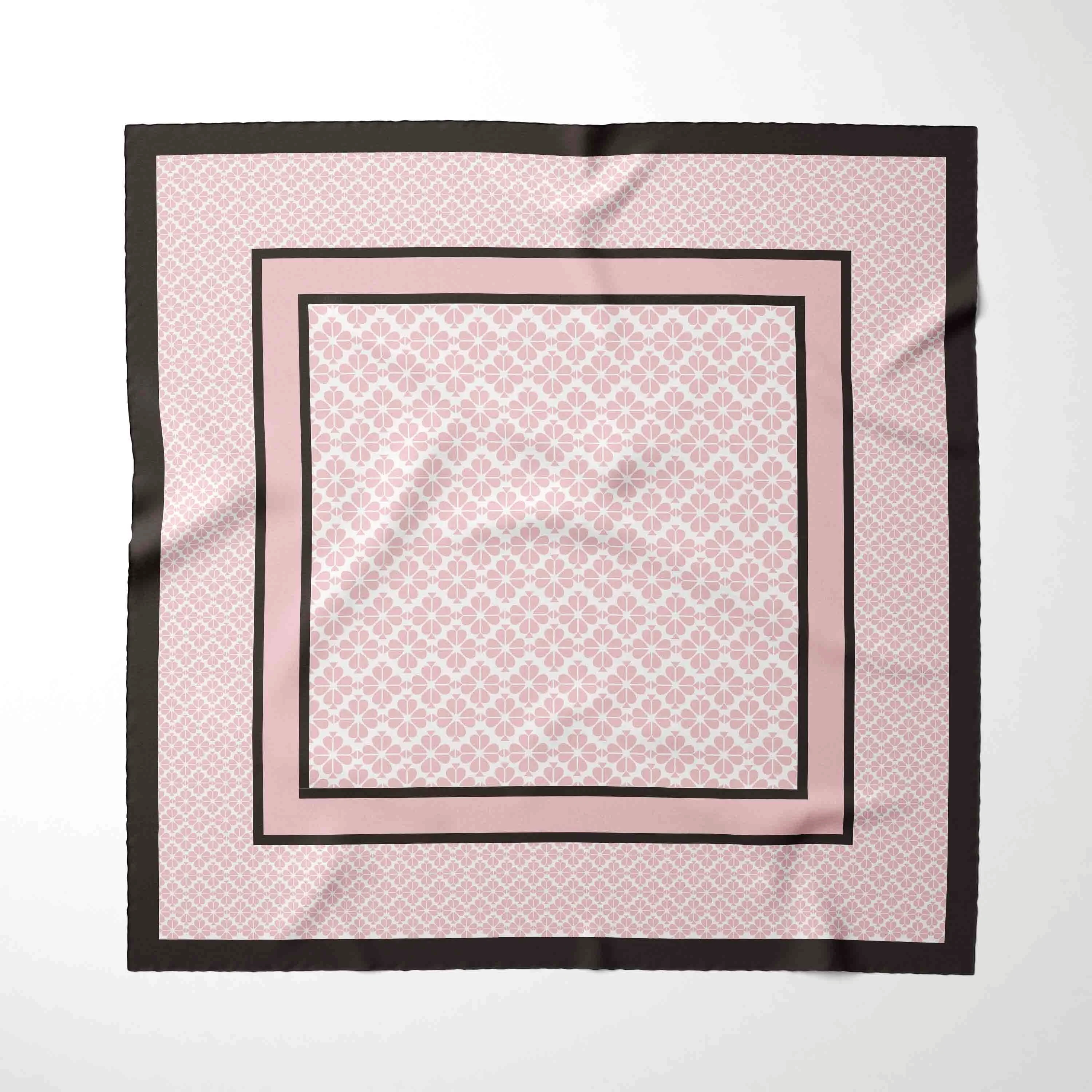 2025 Fashion Silk Satin Hair Scarf Women Handkerchief Printed Female Square Head Bandana Small Neck Muffler Hijab Lady Girl 3
