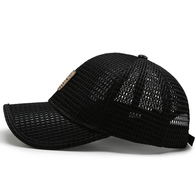 Tennis Cap Summer Unisex Sunscreen Breathable Dome Baseball Cap Outdoor Running Travel Fishing Beach Sports Casual Hat tennis caps