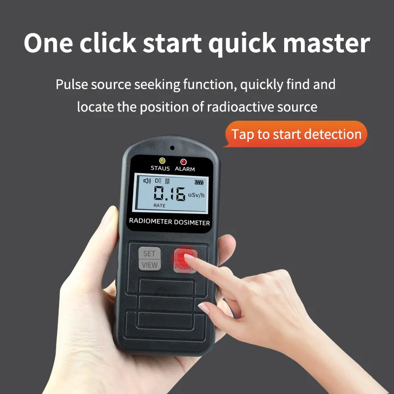 F9000 Professional Nuclear Radiation Detector Geiger Counter Ionizing Radiation X-ray Beta Detect Personal Dose Alarm Tester 2