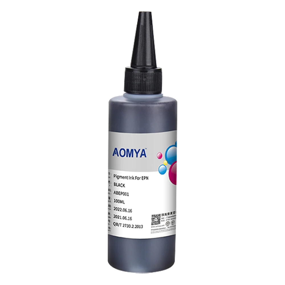 4*100ML Universal Pigment Ink For Epson Inkjet Printers All Models Waterproof Vivid Colors Printing Ink BK C M Y Colors inkjet printer ink