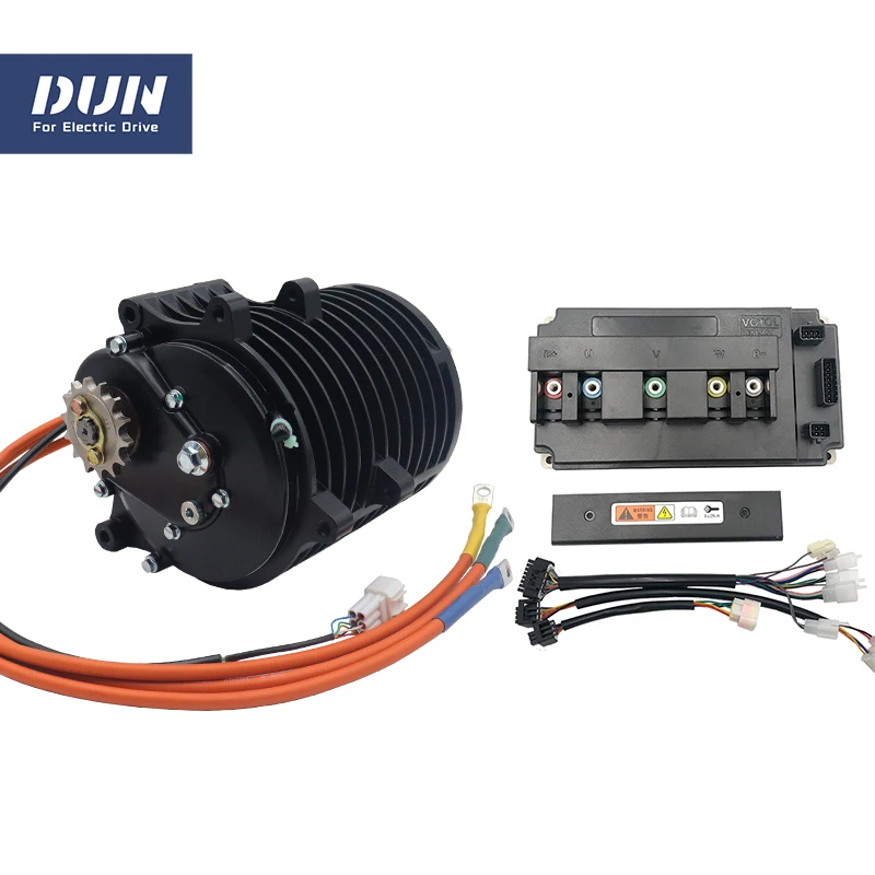 

100KMH QS138 3KW V3 PMSM BLDC Mid-Drive Motor Internal Gears 1:2.35 With EM150 For Dirtybike Moped Motorcycle