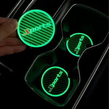 Nachtlicht Getränkehalter Untersetzer für Auto für einen Lumineszenten Effekt 1