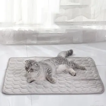 Pet Ice Mats Summer Cat Dog Sofa Nest Bed Cooling Sleeping Pad for Small Dogs Pets Durable Sofa Cooling Pad Blanket 3