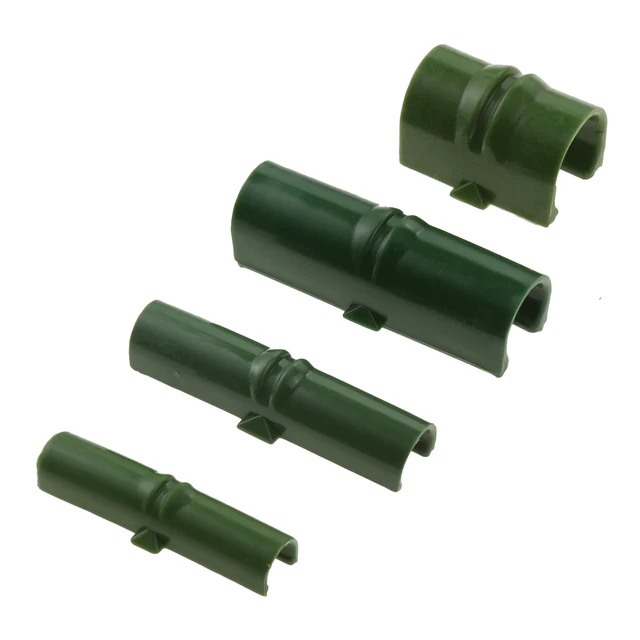 10Db Üvegházhatású Csőfilm Klipek Zöld Műanyag Rögzítő Keretcsövek Szorító Kerti Árnyékhálózat 8/11/16 Mm - Image 4