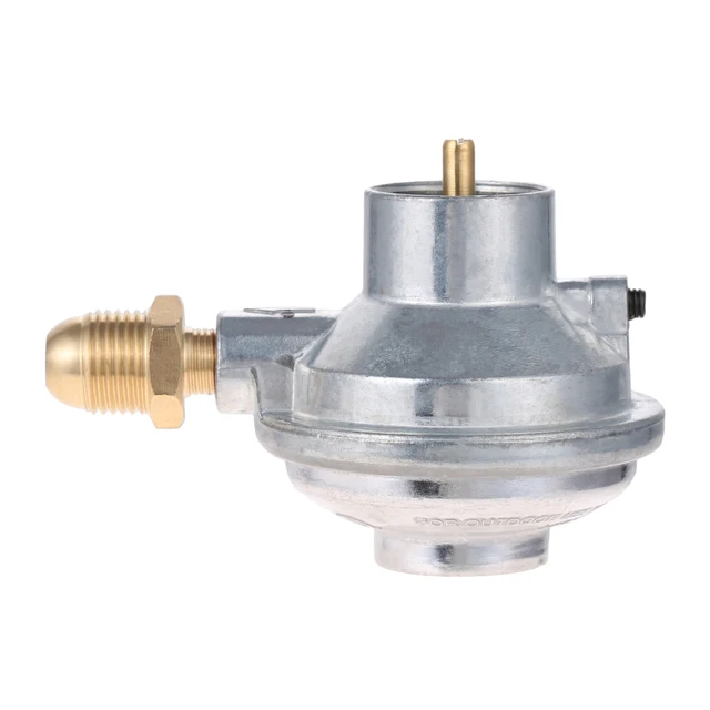 Propánszabályozó Szelep, Alacsony Nyomású Szabályozó, 3/8 Hüvelykes Férfi Fáklyával, 1 Font Standard Propántartályhoz És Hosszabbító Tömlőhöz