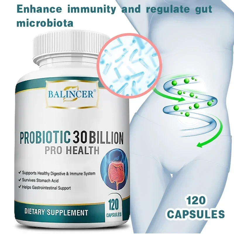 30 Billion Active Strains Enhance Immunity, Regulate Intestinal Flora and Relieve Bloating