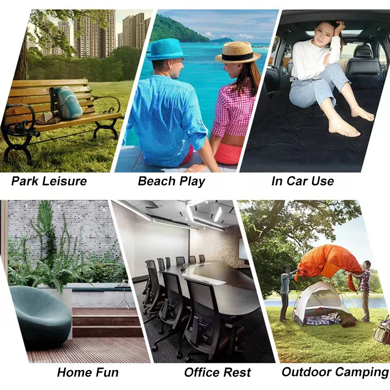 Hot Car Iatable Bed SUV Car Air Mattress Atable Travel Bed Air 180X132X5cm Outdoor Camping Mat Mattress Travel