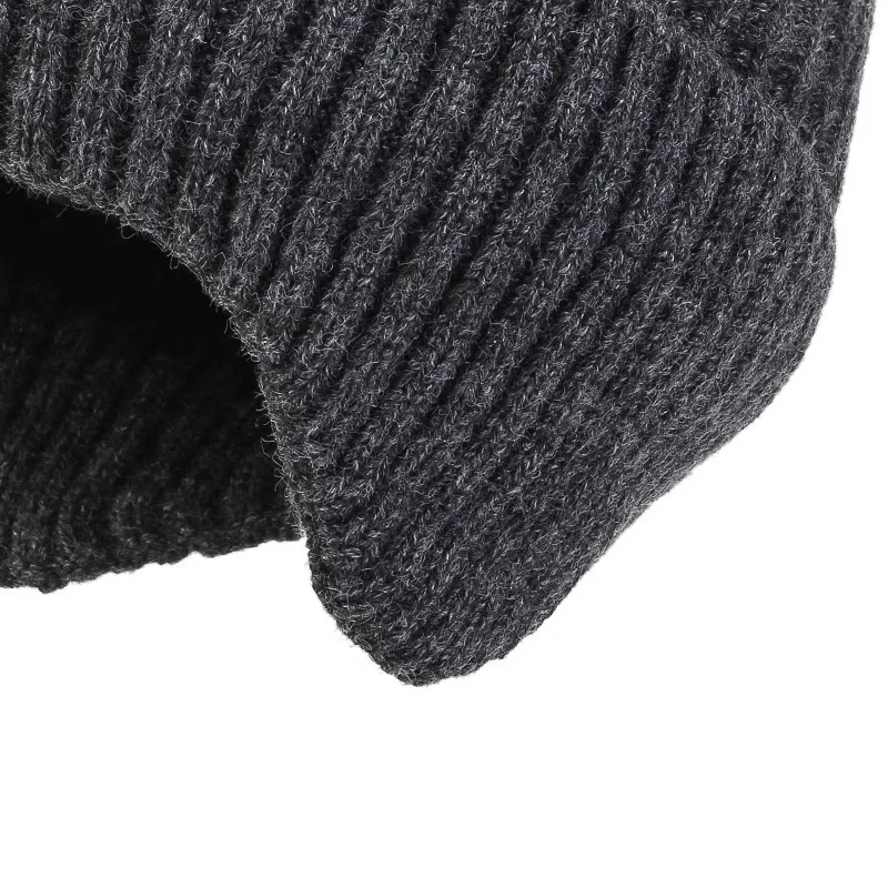 Winter Hat Neck Cover Gloves Three-Piece Set Middle-Aged And Elderly Ear Protection Knitted