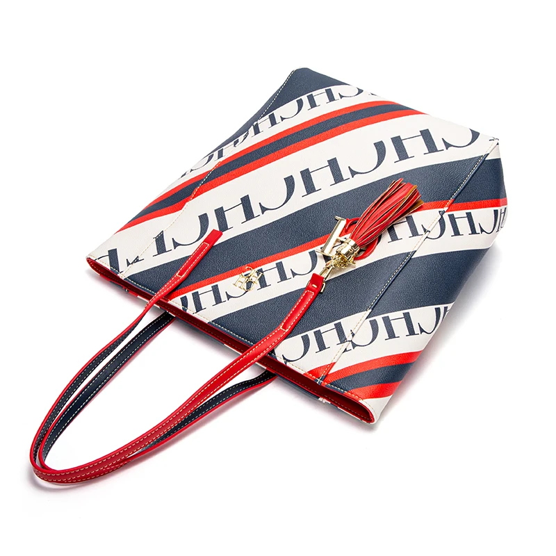 حقيبة دلو نسائية من كلوريد البولي فينيل ، سعة كبير...