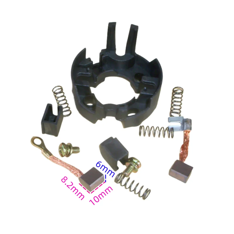 motorcycle Applicable to Yamaha YBR125 TT-R YBZ TTR XT137 F28 5VL JYM YBS starter motor carbon brush accessories spare parts
