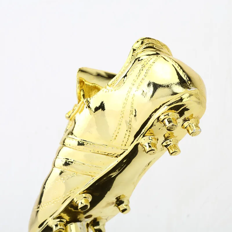 Description Picture 6 of itemBest Shooter Golden Boot Award Resin Charms Football Match Soccer Fans Souvenir GOLD Plating Shoe Trophy Gift Home Office Decor