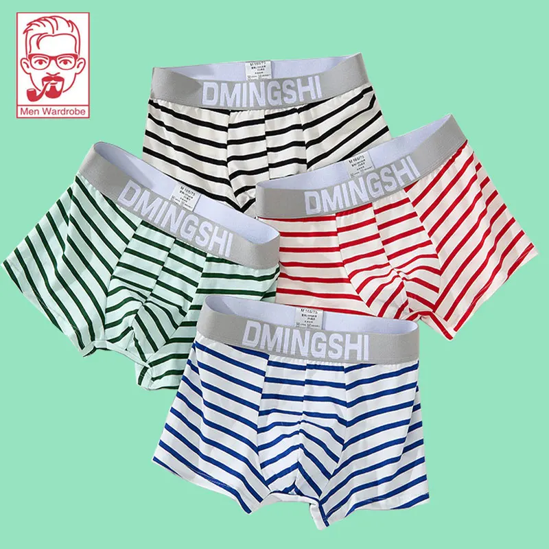 

Men's Panties Cotton Men's Boxers Underpants Boys Fashion Breathable Teenage Boxers Shorts Stretch Comfort Men's Underwear