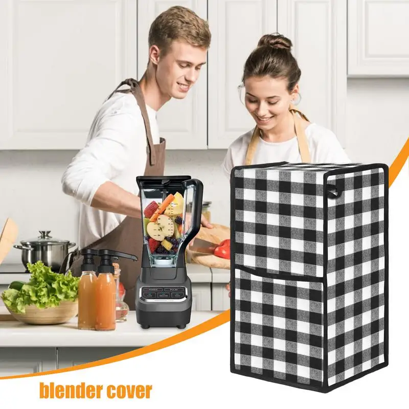 Blender Cover Anti-Scratch Kitchen Appliance Protector Cover With Accessory Pocket Kitchen Blender Storage Stand Dust