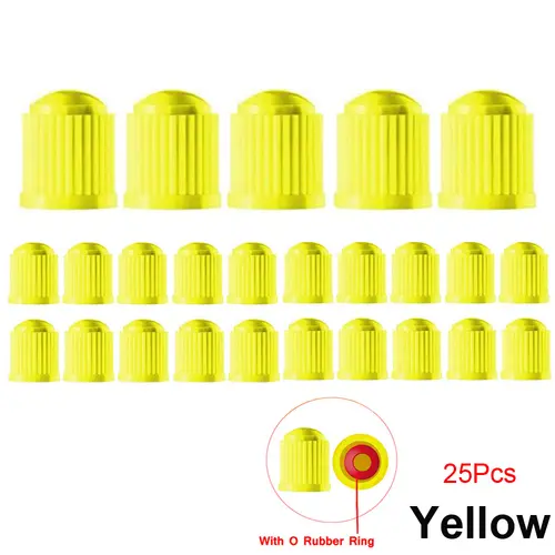 10/25/50/100Pcs Tire Valve Caps, Plastic Car Tire Stem Dust Covers Universal Valve Caps for Cars, Bicycle, Trucks, Motorcycles - Image 16