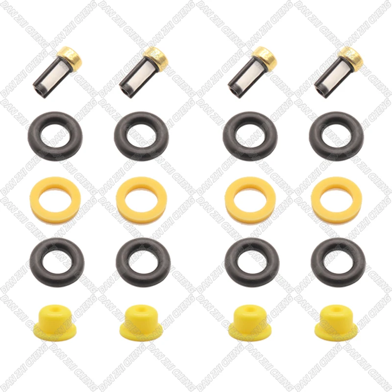 Fuel Injector Service Repair Kit Filters Orings Seals Grommets for PORSCHE 944 M44 51 52 S2 2.5T 2.5 TURBO 84-91 0280150803