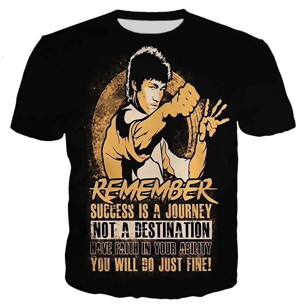 

2023 New Cool Summer Men/women T Shirt Bruce Lee 3D Printed T-shirt Short Sleeve Harajuku Style Streetwear Oversized T-shirt Top