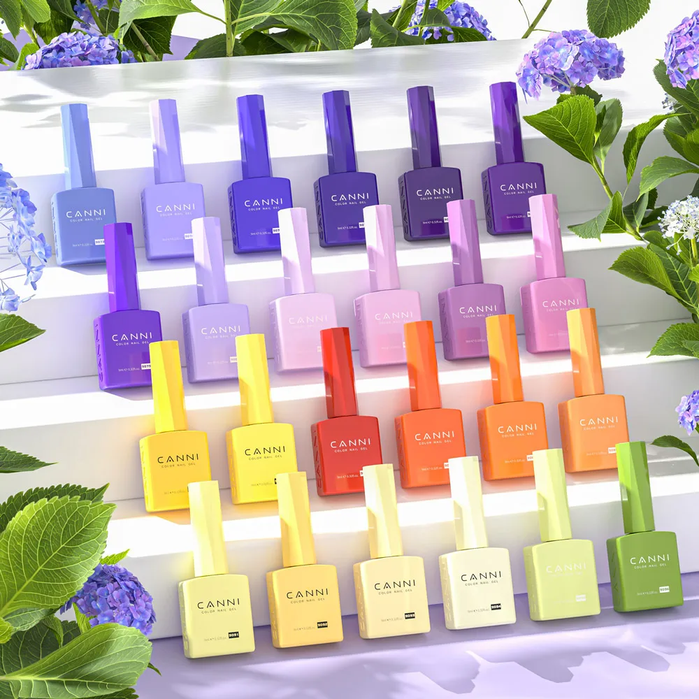 CC5 CANNI Nail Gel Polish HEMA FREE Christmas Red Winter Color Nail Gel Polish New Year Gel Design Soak Off UV LED Varnish 9ml 3