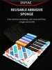 DSPIAE Model Polishing Sandpaper DS3-S01 Durable Sponge Sandpaper Set with Additional Filling 400-1500# 1