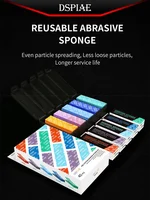 DSPIAE Model Polishing Sandpaper DS3-S01 Durable Sponge Sandpaper Set with Additional Filling 400-1500# 1