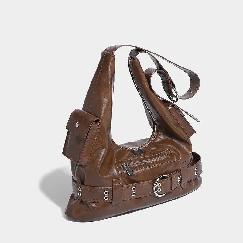 

Retro Spice Girls' Large Capacity Women's Spring/Summer 2024 New Fashion Joker One-shoulder Crossbody Bag