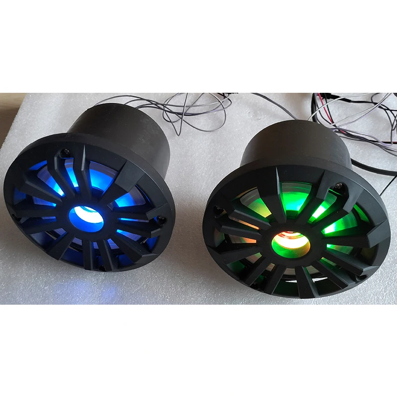 Car MP3 FM USB Stereo Receiver With 4" Speakers With Colorful LED Lights Radio Bluetooth USB FM For Electric vehicles Tricycle