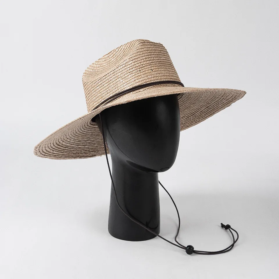 Cappello Panama Donna DRESHOW In Paglia - Tesa Larga 7.5cm, UPF 50+, Pieghevole Per Viaggi - Foto 3