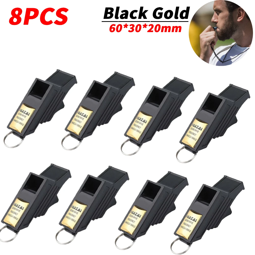 8PCS Black Gold