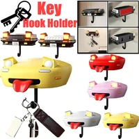 Car Open Headlight Key Holder with Light Initial D AE86 Mazda MX-5 Key Hanger Creative Wall Mount Key Hook For Hallway Entrance 1