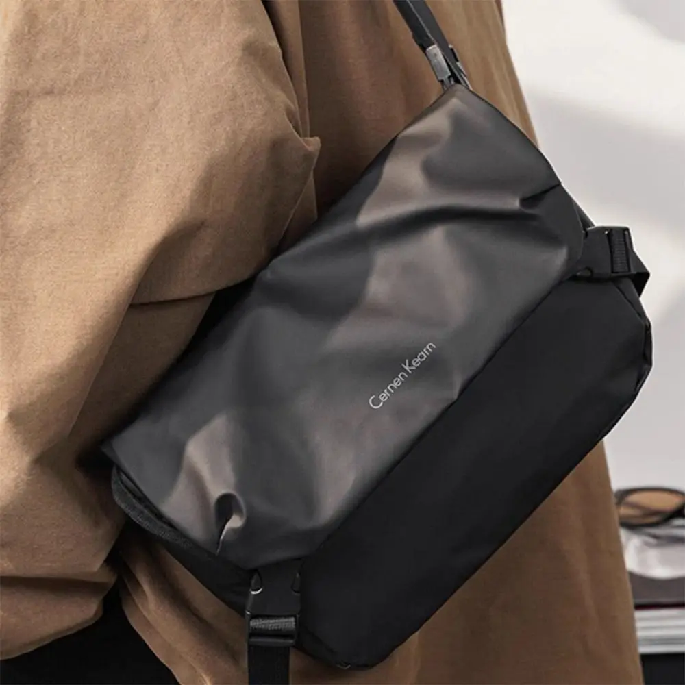 New Large Capacity Messenger Bag Nylon Casual Style Crossbody Bag Waterproof Tote Women Men