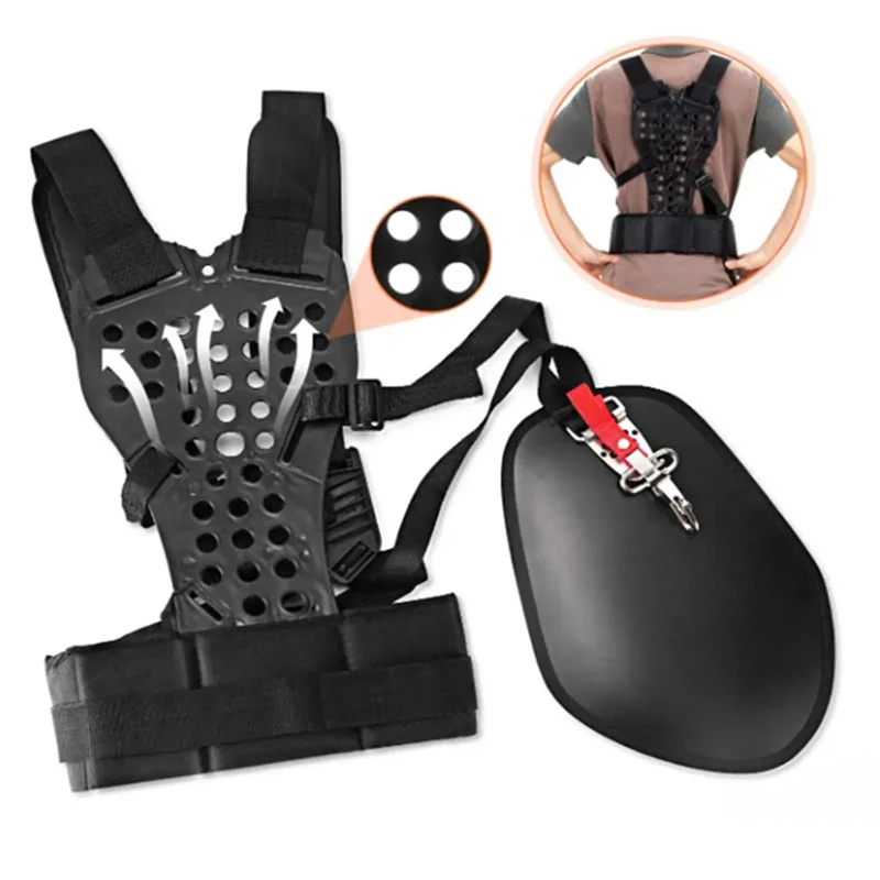 A74E-스트리머 어깨끈 조절 가능한 이중 어깨끈 잡초 제거기 스트랩