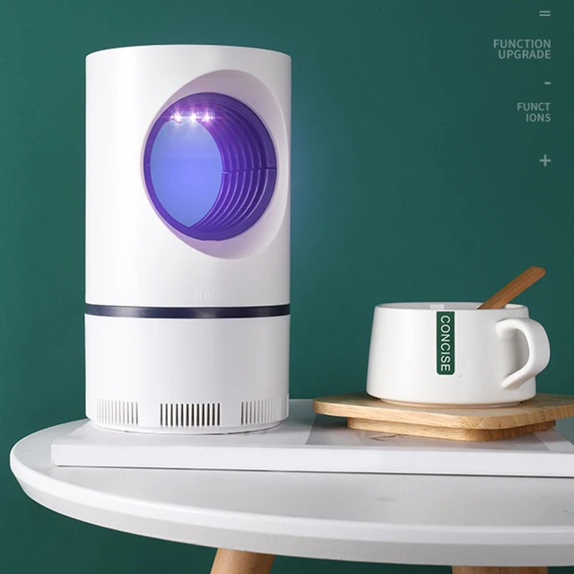Usb Szúnyoggyilkos Lámpa Led Néma Rovar Harapó Eszköz 360 ° Otthoni Elektromos Szúnyogriasztó Csapda Ultraibolya Gyilkosság Háztartás - Image 3