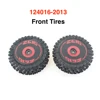 Front and Rear Wheel Tire Tyre for Wltoys 144001 144010 124016 124017 RC Car Upgrade Parts Spare Accessories 2