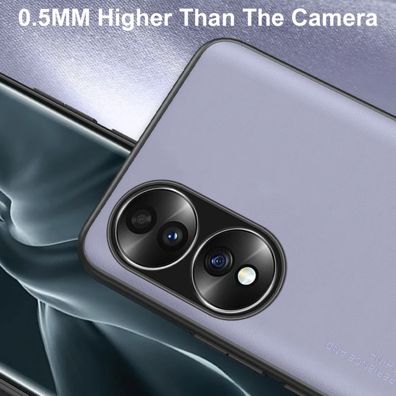 Luxury PU Leather Shockproof Phone Case - Business Silicone Protection Cover
