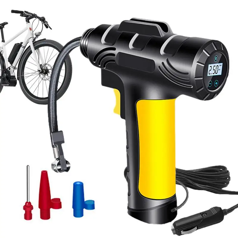 

Handheld Car Tyre Inflator Digital 120W Auto Electric Air Pump Compact Design Electric Tire Inflator For Cars Motorcycles