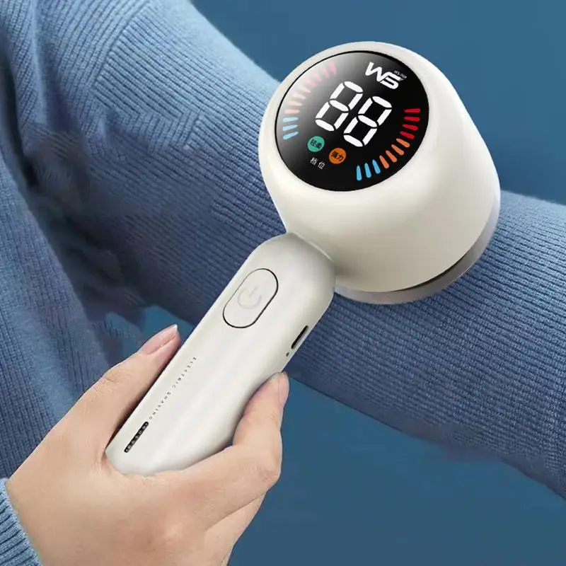 의류용 USB 충전식 저소음 린트 리무버, 가정용 원단 제모기, 대용량 배터리 포함
