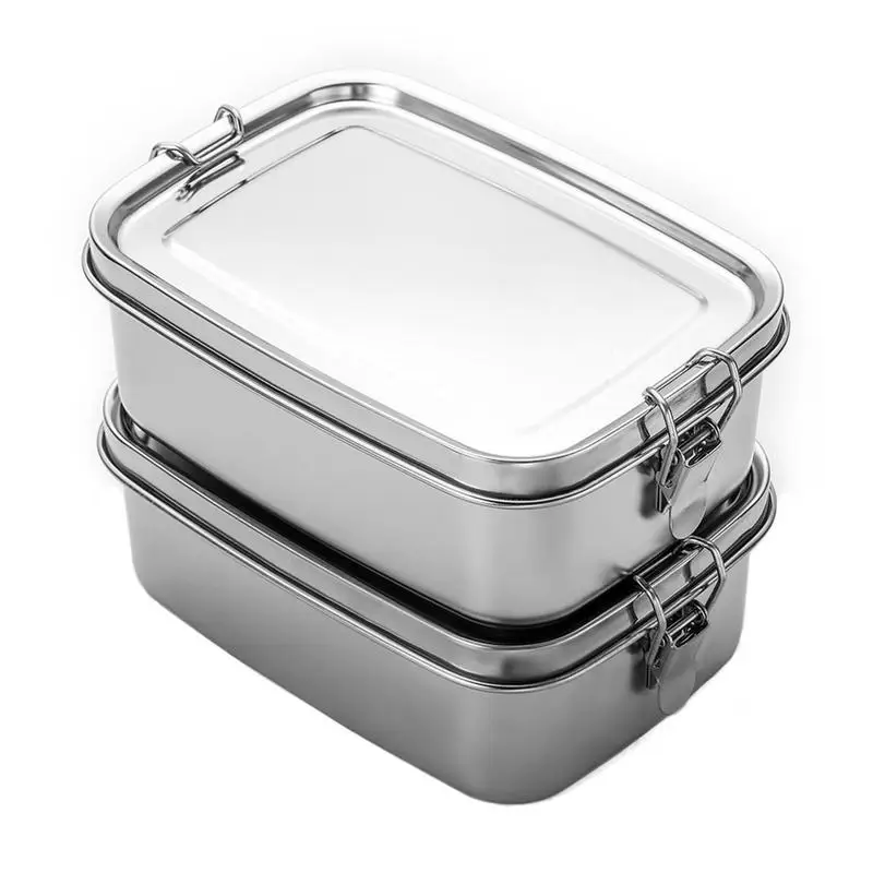 

Ланч-бокс Bento детский из нержавеющей стали, пищевые контейнеры с крышками, герметичный, без БФА, большая емкость