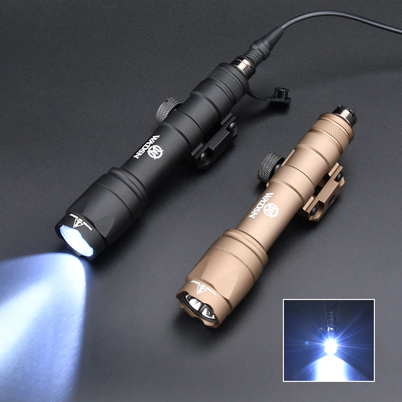 Tactical Flashlight Picatinny Rail 20mm Picatiny Tactical Flashlight Wadsn M600 Weapon
