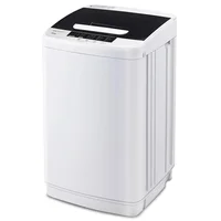 Full Automatic Washer Machine,Portable Washing Machine,Laundry Washer with 10 Wash Programs& LED Display& Built-in Drain Pump 1