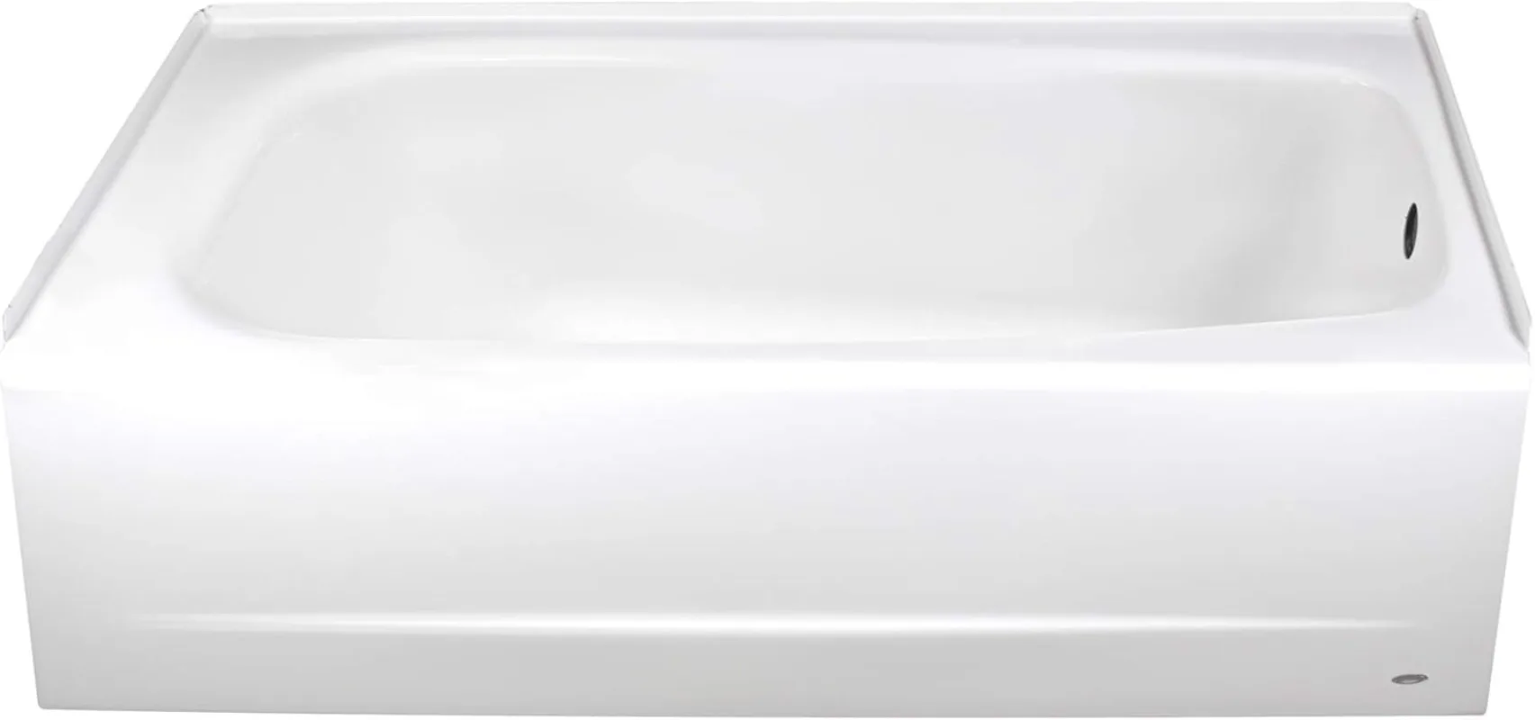 Cambridge Apron-Front Americast Soaking Bathtub Right Hand Drain 5 ft x 32 in White easy to clean and retains luster Durable