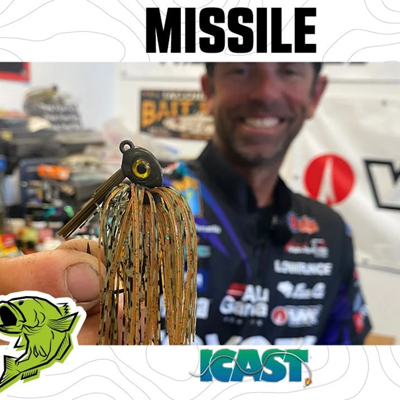

American MissileBaits' New Mini Swim Jig Lua Compact Jig Beard IKE Design