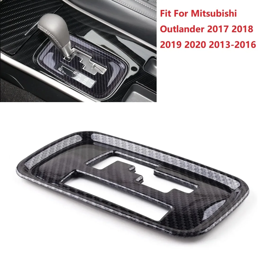 

Для Mitsubishi Outlander 2013-2016 2017 2018 2019 2020 LHD стандартная оправа с отделкой из АБС-пластика и углеродного волокна