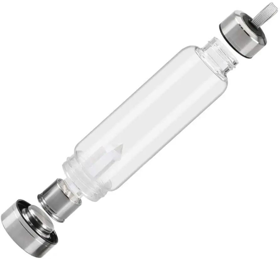 Water Bottle Sports Water Bottle Sports Bottle Stainless Steel Water Bottle Plastic Water Bottle Glass Bottle Crystal Water Bottle Gem Water Bottle Crystal Glass Energy Wellness Gem With Removable Natural Center