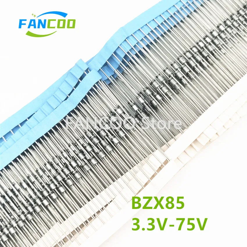 10 Diodes Zener BZX85C27 27V 1.3W - STMicroelectronics - Neuf Sous Emballage