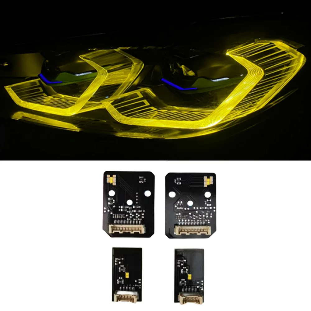 BMW M3,g80,m4,g82,g83,g22,g23,g26用の黄色のLEDモジュール - AliExpress